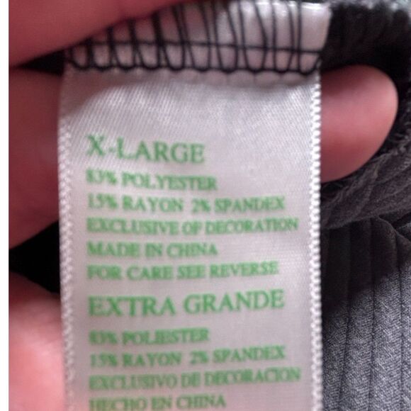 GREEN TEA QUILTED COZY COMFY WARM EVERYDAY PULLOVER ATHLEISURE HOODIE SZ. XL - Picture 3 of 3